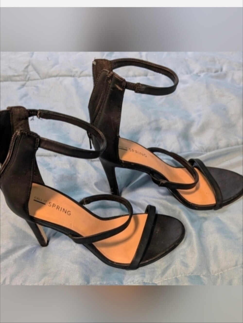 Call It Spring Black Stiletto Heels Elegant Design